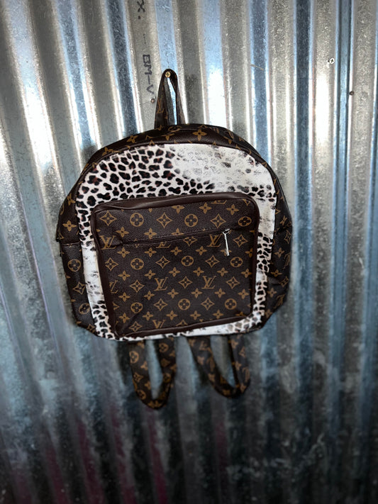 Leopard lv backpack